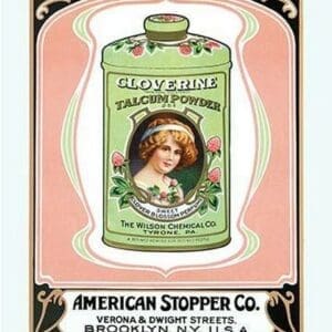 Cloverine Talcum Powder - Art Print