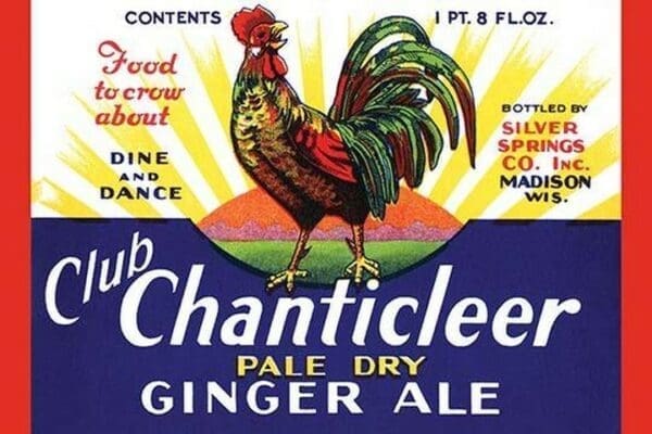 Club Chanticleer Pale Dry Ginger Ale - Art Print