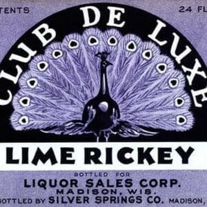 Club De Luxe Lime Rickey - Art Print