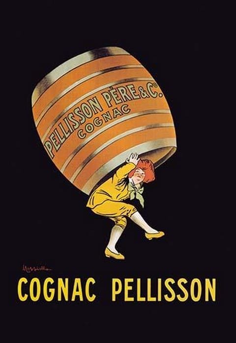 Cognac Pellisson - Barrel by Leonetto Cappiello - Art Print