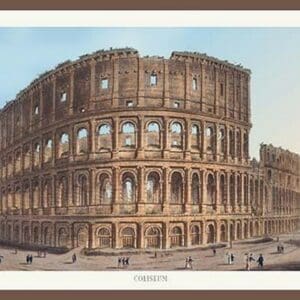 Coliseum by M. DuBourg - Art Print