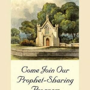 Come Join Our Prophet Sharing Program by Sara Pierce - Art Print