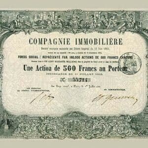 Compagnie Immobiliere - Art Print