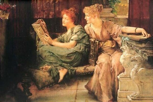 Comparisons by Sir Lawrence Alma-Tadema - Art Print