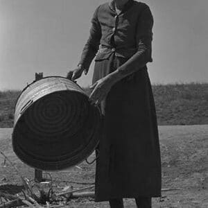 Contracting Grandmother by Dorothea Lange - Art Print