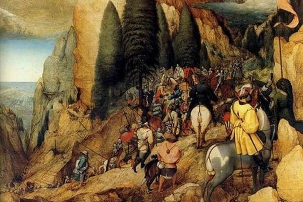 Conversion of St.Paul - Complete by Pieter the Elder Brueghel - Art Print