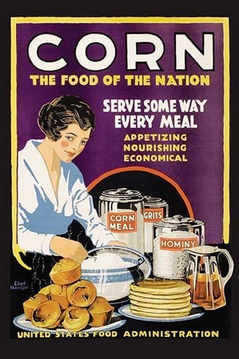 Corn: The Food of the Nation - Art Print