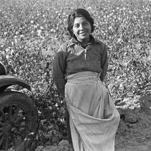 Cotton Picker by Dorothea Lange - Art Print