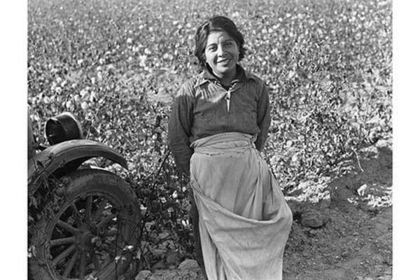 Cotton Picker by Dorothea Lange - Art Print