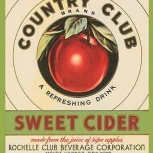 Country Club Sweet Cider - Art Print