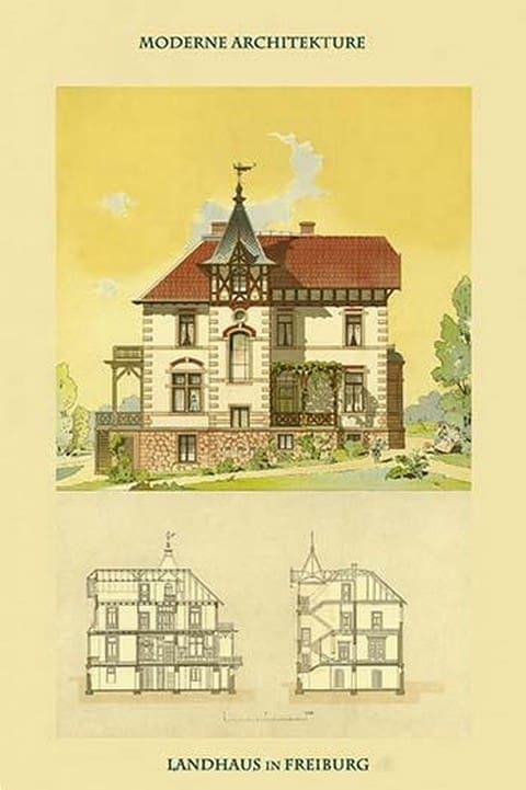 Country Home in Freiburg by Vittoli #2 - Art Print