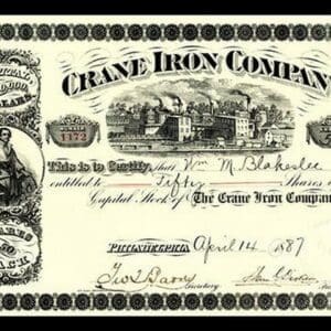 Crane Iron Company - Art Print