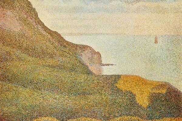 Cranes at the Port of Bessin by Georges Seurat #2 - Art Print