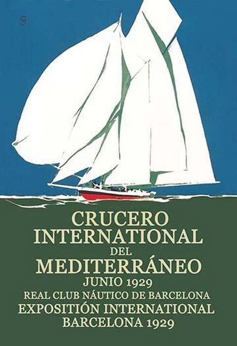 Crucero International del Mediterraneo - Art Print