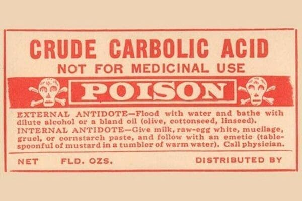 Crude Carbolic Acid - Not For Medicinal Use - Poison #2 - Art Print