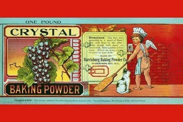 Crystal Baking Powder by Saint Louis Label Works - Art Print