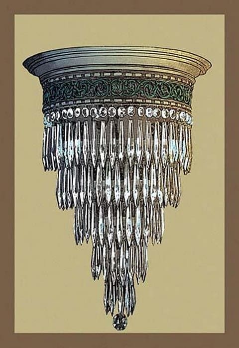 Crystal Chandelier - Art Print