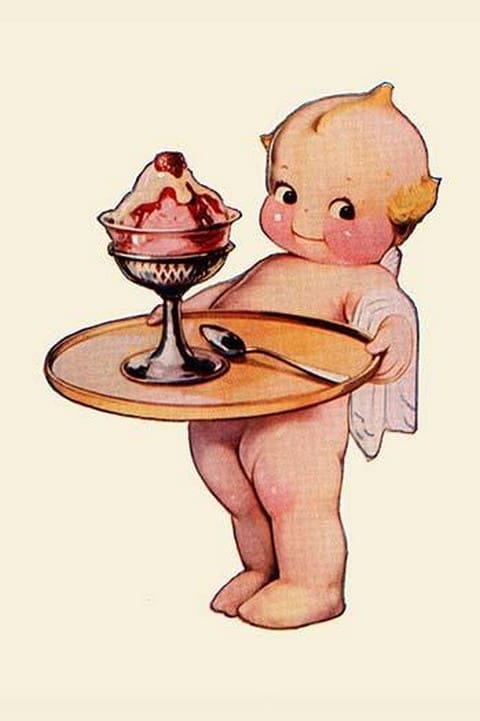 Cupie Doll Ice Cream - Art Print