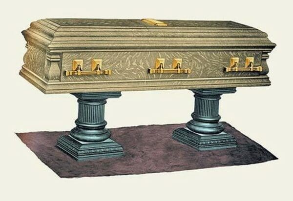 Cut Top Casket - Art Print