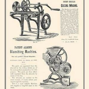 Cutting Machine & Blanching Machine - Art Print