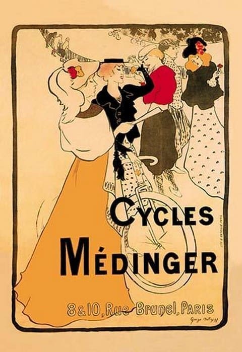 Cycles Medinger by Georges-Alfred Bottini - Art Print