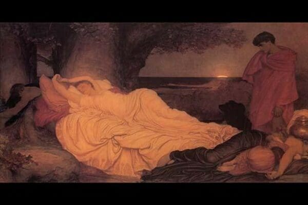 Cymon & Iphigenia by Frederick Leighton - Art Print