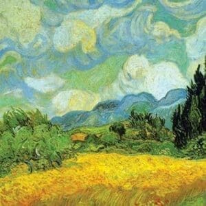 Cypresses by Vincent van Gogh - Art Print