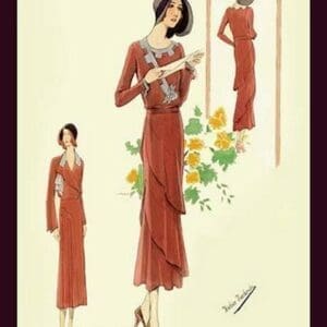 Dainty Fashions in Red by Atelier Bachroitz - Art Print