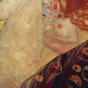 Danae by Gustav Klimt - Art Print