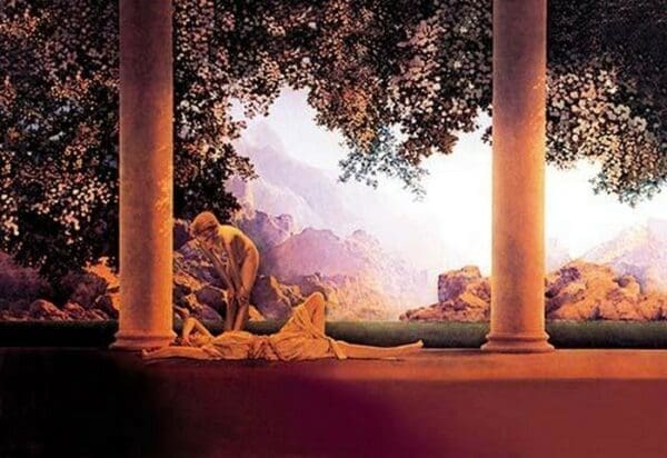 Daybreak by Maxfield Parrish - Art Print