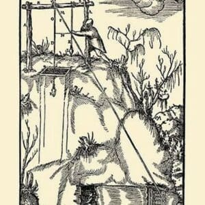 De Re Metallica Plate 4: The Surveyor - Art Print