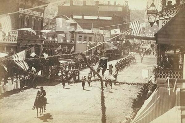 Deadwood Street Parade by John C.H. Grabill - Art Print