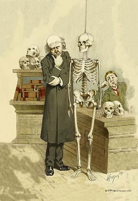 Death Under Inspection by F. Frusius M.D. - Art Print