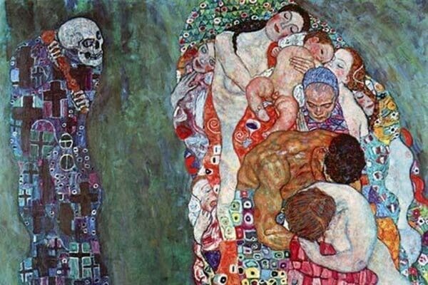 Death and Life by Gustav Klimt - Art Print