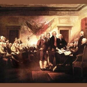 Declaration of Independence by John Trumbull #2 - Art Print