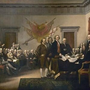 Declaration of Independence by John Trumbull - Art Print