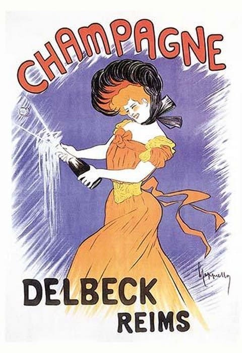 Delbeck Reims Champagne by Leonetto Cappiello - Art Print