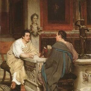 Discourse by Sir Lawrence Alma-Tadema - Art Print