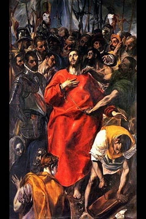 Disrobing of Christ by El Greco #3 - Art Print