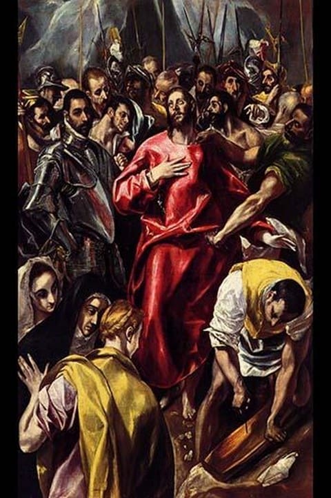 Disrobing of Christ by El Greco - Art Print