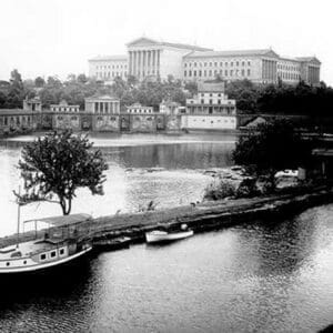 Dock on the River by the Art Museum