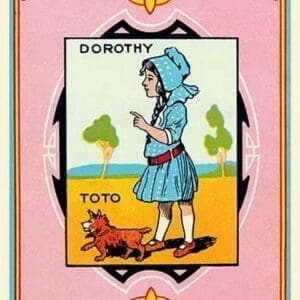 Dorothy & Toto by John R. Neill - Art Print