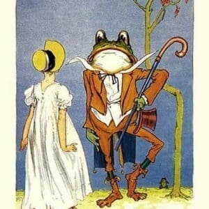 Dorothy and Frogman by John R. Neill - Art Print