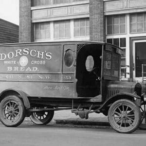 Dorsch's White Cross Bread Delivery Truck - Art Print