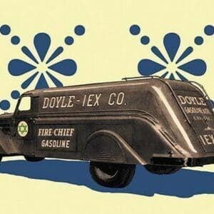 Doyle Gasoline Truck - Art Print