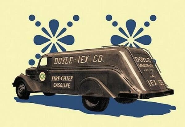 Doyle Gasoline Truck - Art Print