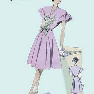 Dress with Frills - Art Print