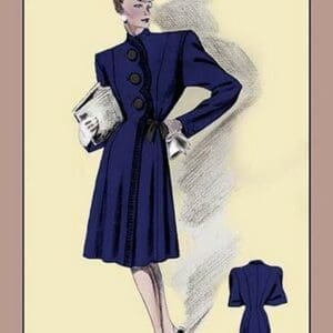 Dressy Coats for Little Women - Art Print