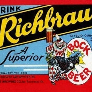 Drink Richbrau Bock Beer - Art Print