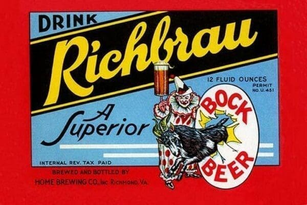 Drink Richbrau Bock Beer - Art Print